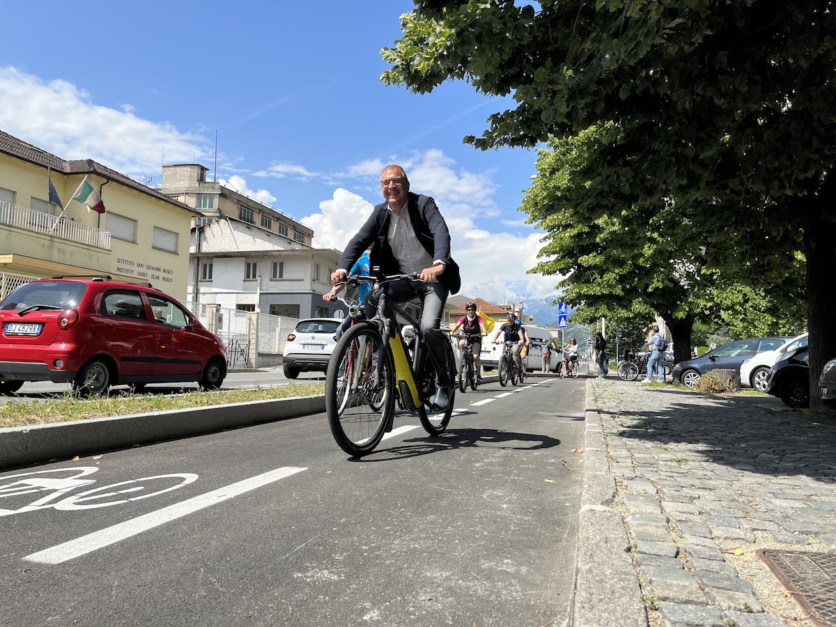 Aperti I Primi Sei Tratti Della Ciclabile Di Aosta