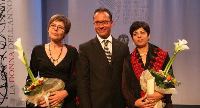 Una palestinese e una israeliana sono unite dal premio “La donna dell’Anno” edizione 2007