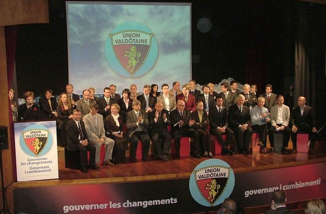 Modernizzare la Valle d’Aosta nella tradizione. Presentati i candidati Uv per il 25 maggio