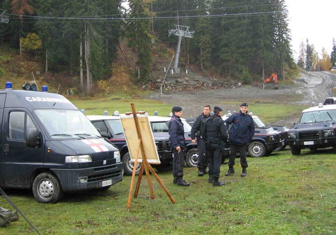 Esercitazione antisismica a La Thuile per 50 Carabinieri