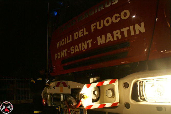 Incendio in un appartamento di Pont-Saint-Martin