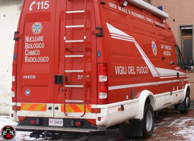 Interventi dei Vigili del Fuoco ad Antey, Pontey e Aosta