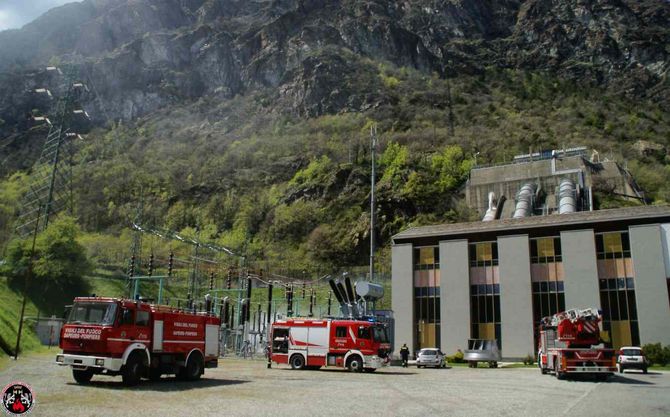 Scoppiato un piccolo incendio alla centrale elettrica di Montjovet