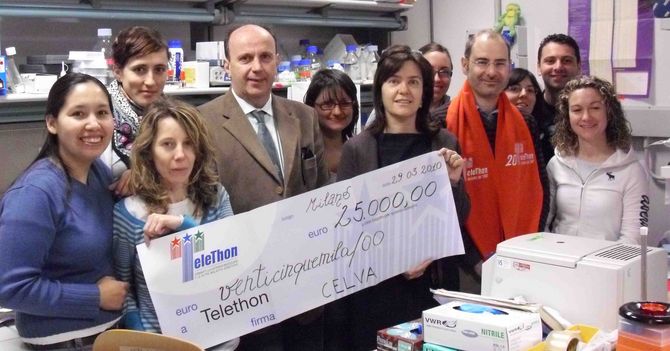 Con 50 mila euro il Celva “adotta” un ricercatore Telethon per due anni