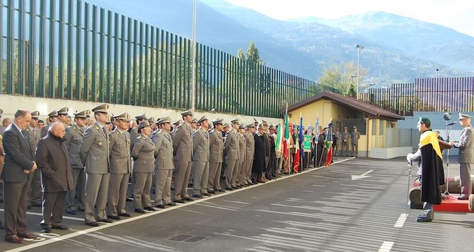 Inaugurata la nuova sede della  sezione Anfi delle fiamme gialle valdostane