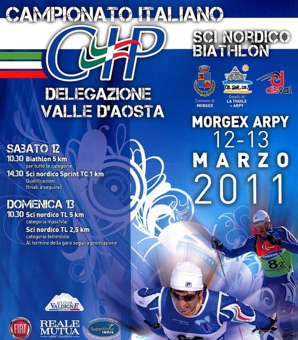 Ad Arpy tornano per il secondo anno i Campionati italiani di sci nordico e di biathlon per disabili