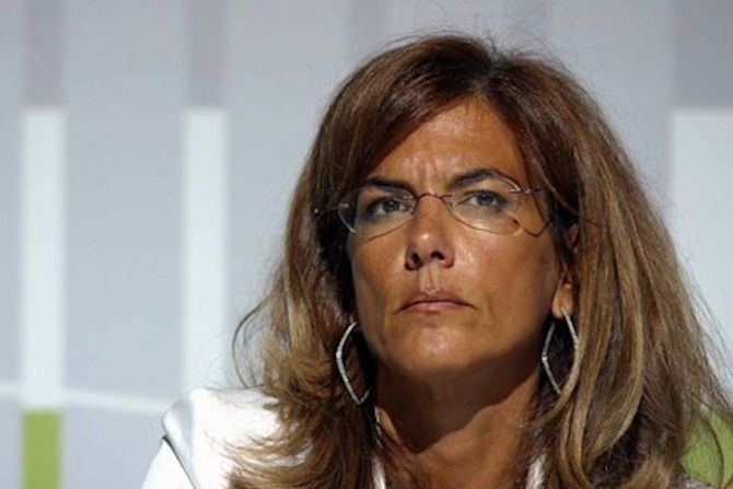 Emma Marcegaglia in Valle il 19 gennaio