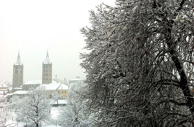 Ad Aosta questa mattina -9 gradi. Da venerdì temperature ancora più rigide