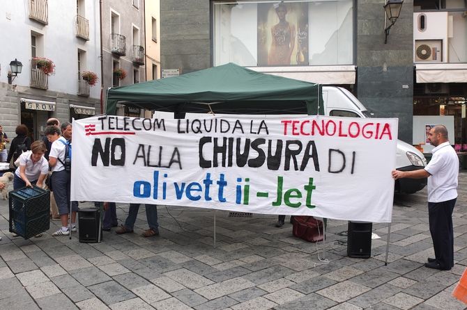 Lavoro: “Non disperdete il patrimonio della Olivetti I-Jet”