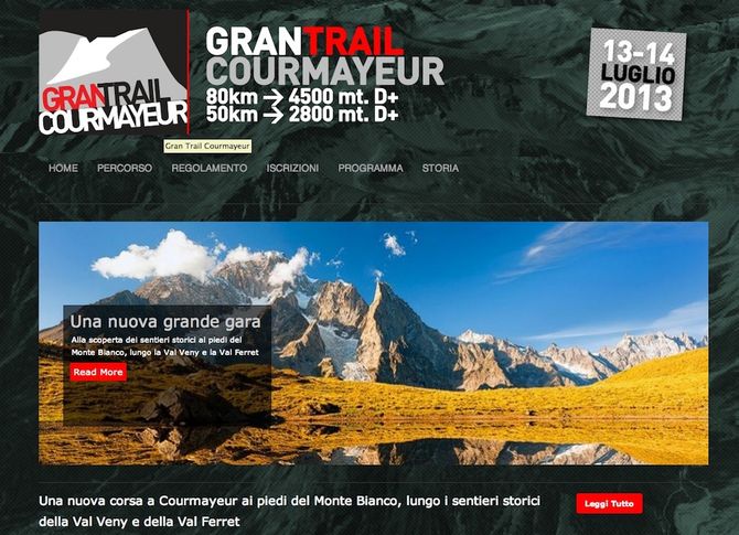 Gran Trail Courmayeur, a luglio la prima edizione