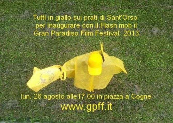 Gran Paradiso Film Festival, alle 17 Flash Mob nei prati di Sant’Orso