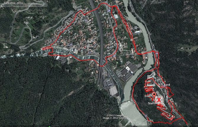 FortEight, 8km di corsa intorno al Forte di Bard