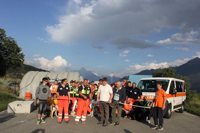 Volontari del soccorso, maxi esercitazione a Verrayes con 250 persone coinvolte