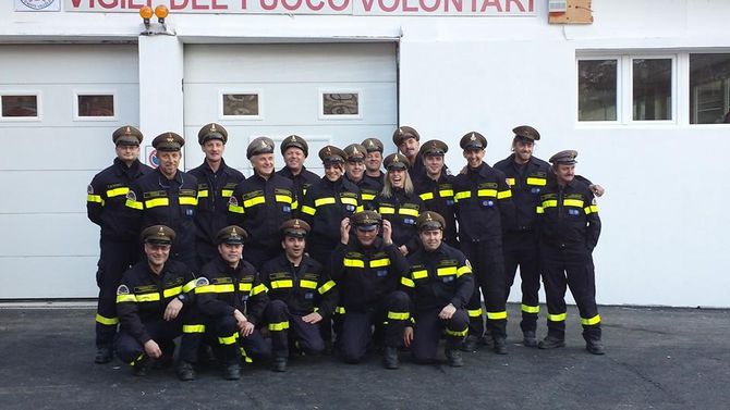 Charvensod, inaugurata la sede dei Vigili del fuoco volontari