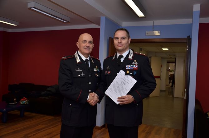 Carabinieri, il Generale di Brigata in visita al Comando di Aosta