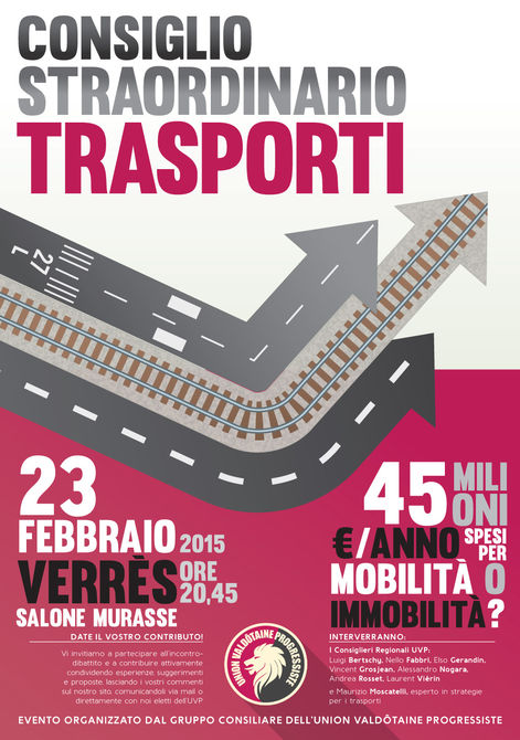 Il 23 febbraio incontro “45 milioni di euro all’anno spesi per mobilità o immobilità?”