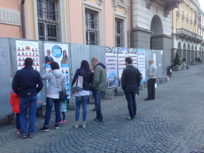 Elezioni Aosta, i comizi di mercoledì 6 maggio