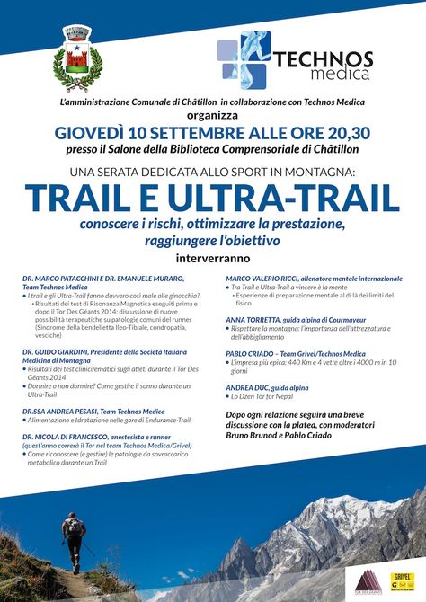 Trail e Ultra-trail: conoscere i rischi, ottimizzare la prestazione per raggiungere l’obiettivo