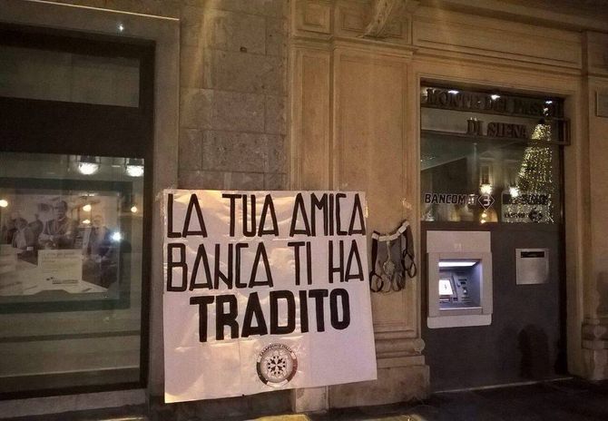 Salvabanche, protesta di Casapound