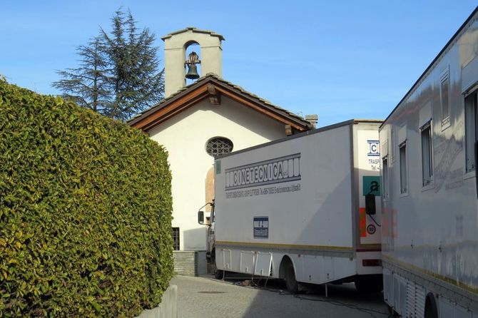 Sul set con il vice questore Rocco Schiavone, tra Montan e Pont D’Avisod