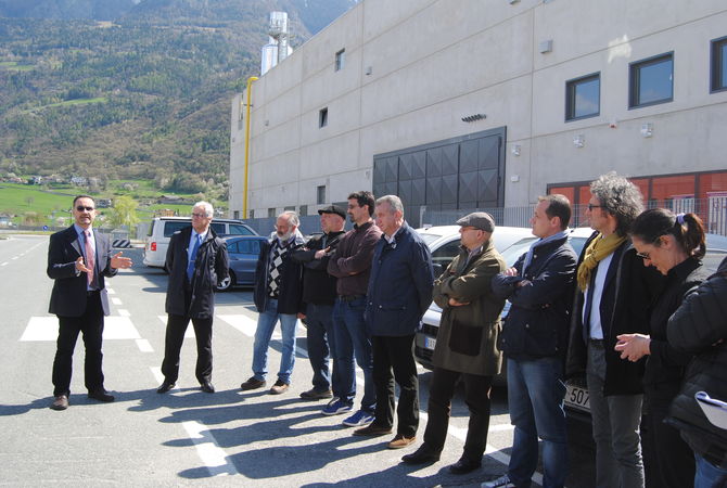 Aosta, la II Commissione in visita alla Centrale Telcha.  “La più all’avanguardia d’Italia”