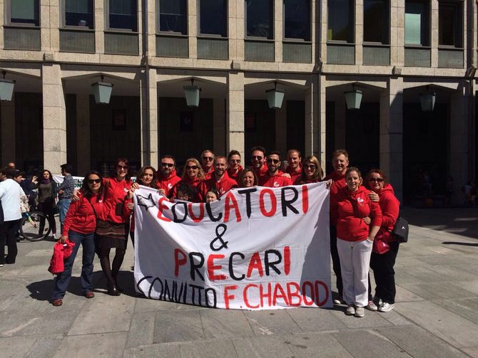 Sciopero scuola, anche gli educatori del Convitto in piazza. “Dimenticati dalla riforma”