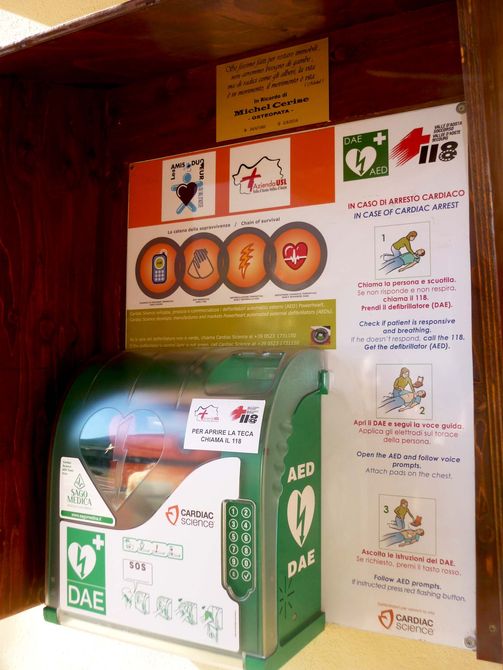 Brissogne, al centro polifunzionale di Pâcou arriva un defibrillatore