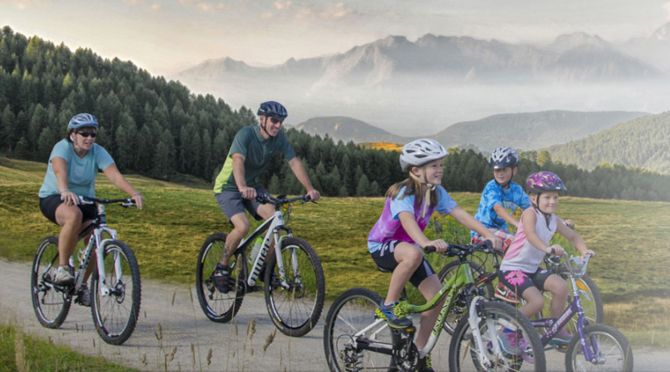 Bici, a Torgnon un nuovo percorso panoramico di 6 km pensato per le famiglie