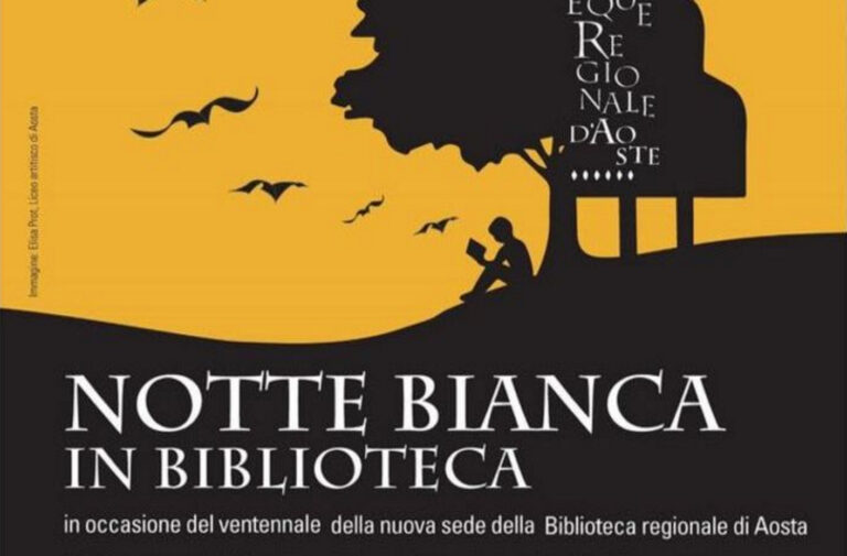 Notte bianca alla Biblioteca regionale - Aostasera
