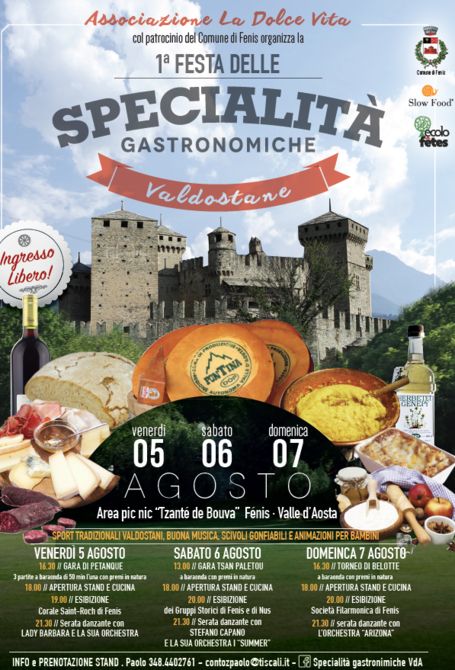 Fénis, weekend all’insegna delle specialità enogastronomiche valdostane