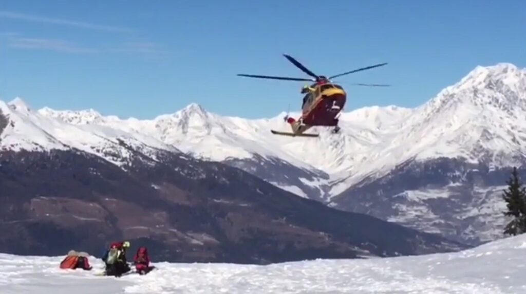 Esercitazione di aggiornamento dei professionisti del Soccorso Alpino Valdostano