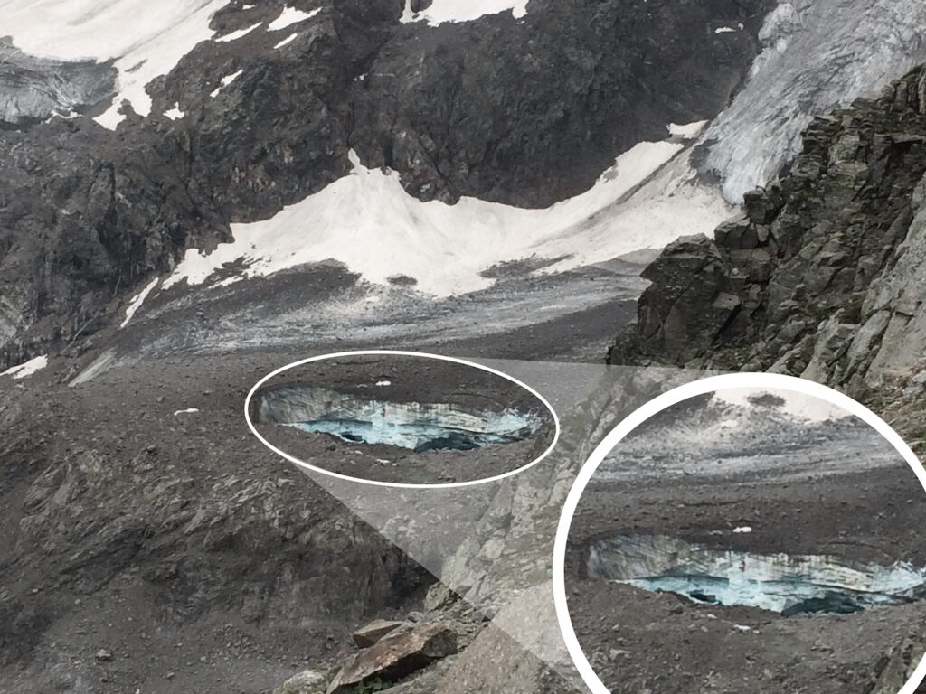 Cogne, scompare il lago del ghiacciaio del Grand Croux