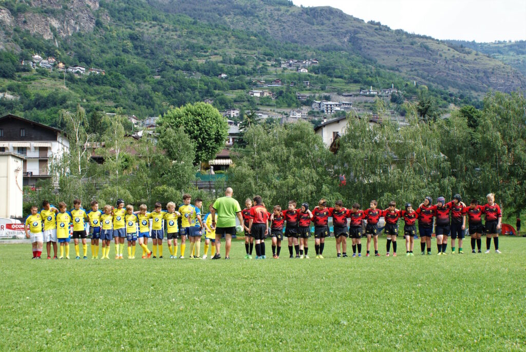 Grande successo per la festa del rugby a Sarre, la galleria fotografica