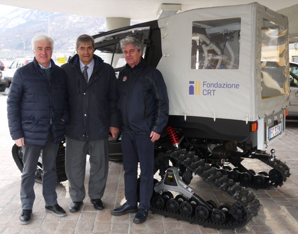 Soccorso in montagna, un nuovo mezzo multiruolo in dotazione alla Protezione civile