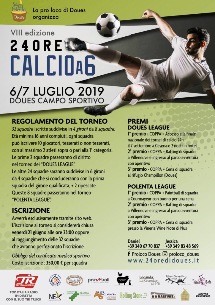 ore calcio a Doues