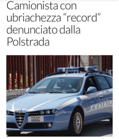 Precisazione della redazione su una foto pubblicata a corredo di un articolo