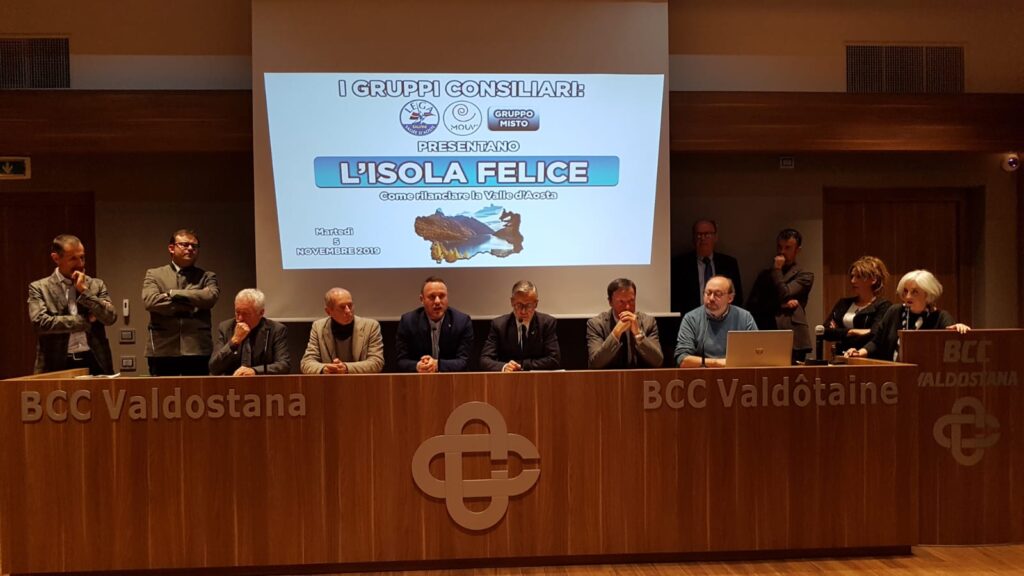 Lega, Mouv e gruppo misto promuovono il dibattito “Rivogliamo l’isola felice”