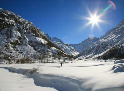 Degioz, la pista di fondo è mal battuta e piena di solchi