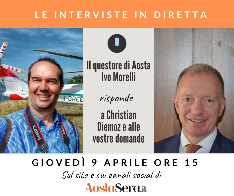 Video intervista in diretta a Ivo Morelli, questore di Aosta