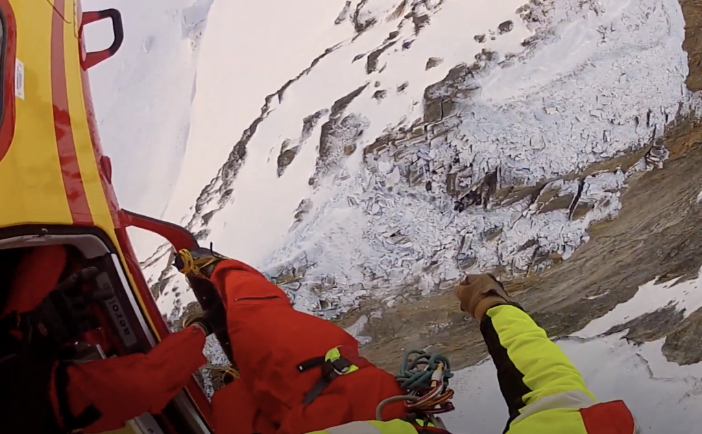 Dent D’Hérens: recuperato alpinista caduto in un crepaccio