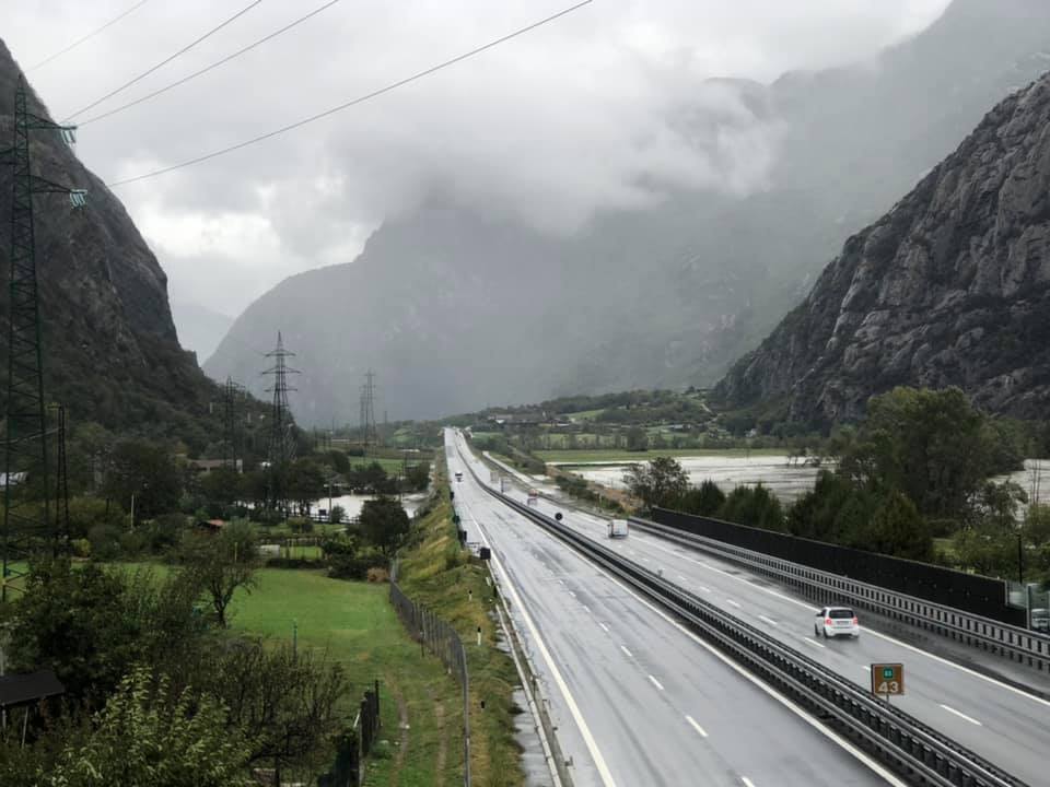 Maltempo, riaperta l’autostrada A5 e la regionale di Champorcher