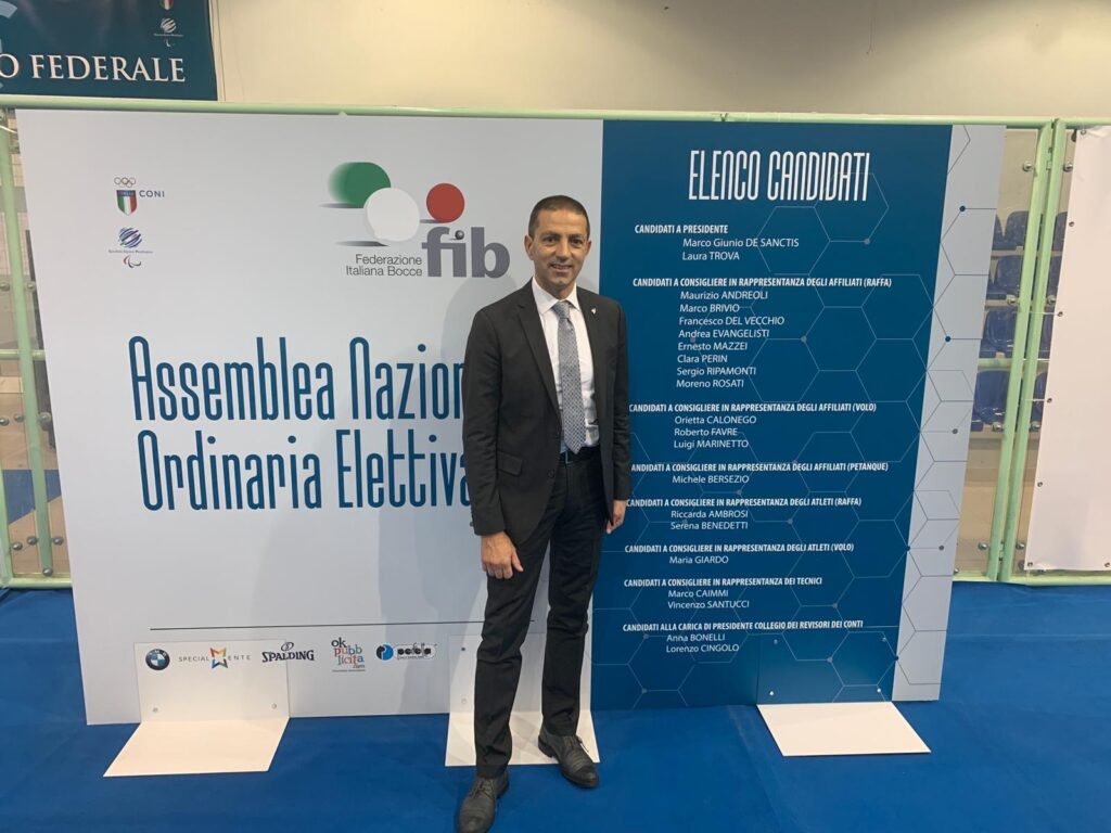 Roberto Favre nominato vice presidente della Federazione Italiana Bocce