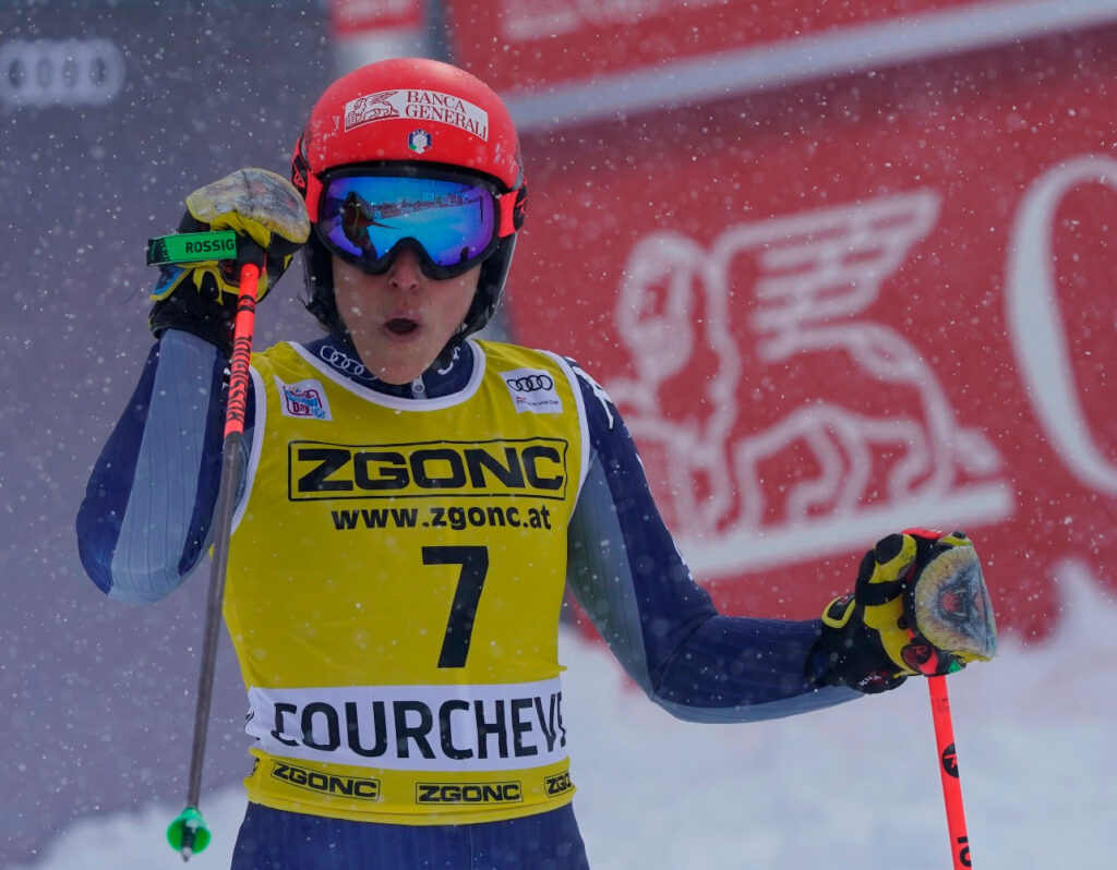 Federica Brignone seconda nel gigante di Courchevel