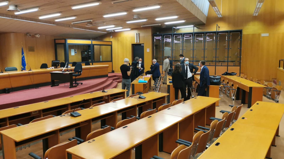 L'aula del Tribunale di Torino - Rollandin - Cuomo - Accornero