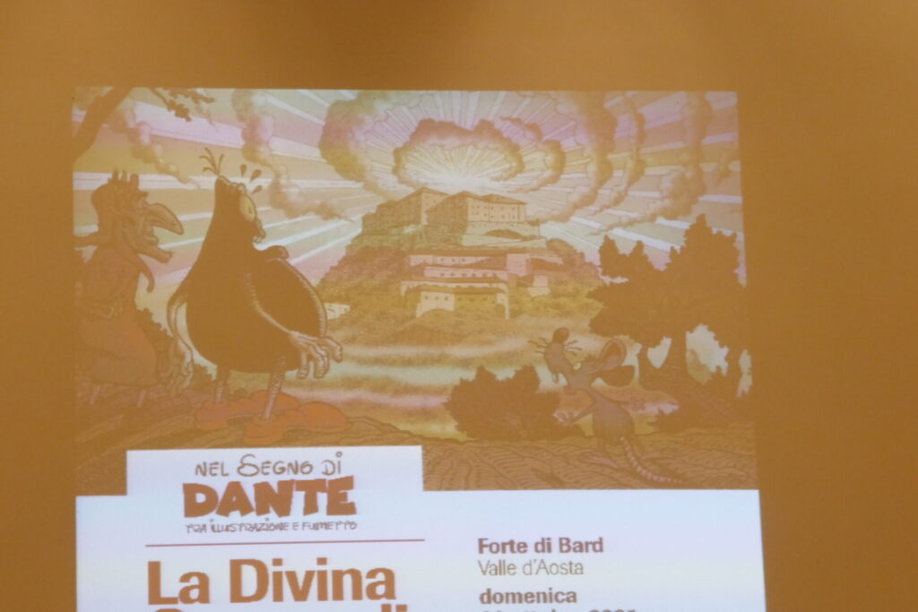 Il Forte di Bard nella copertina del fumetto