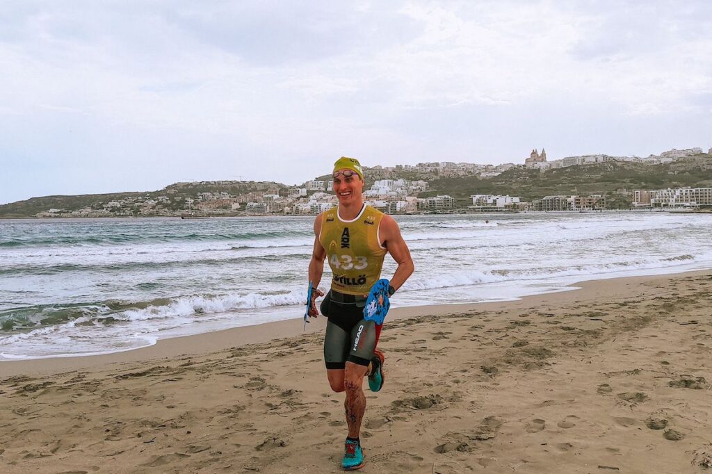 Stefano Scomparin vince la tappa di Malta delle World Series di SwimRun