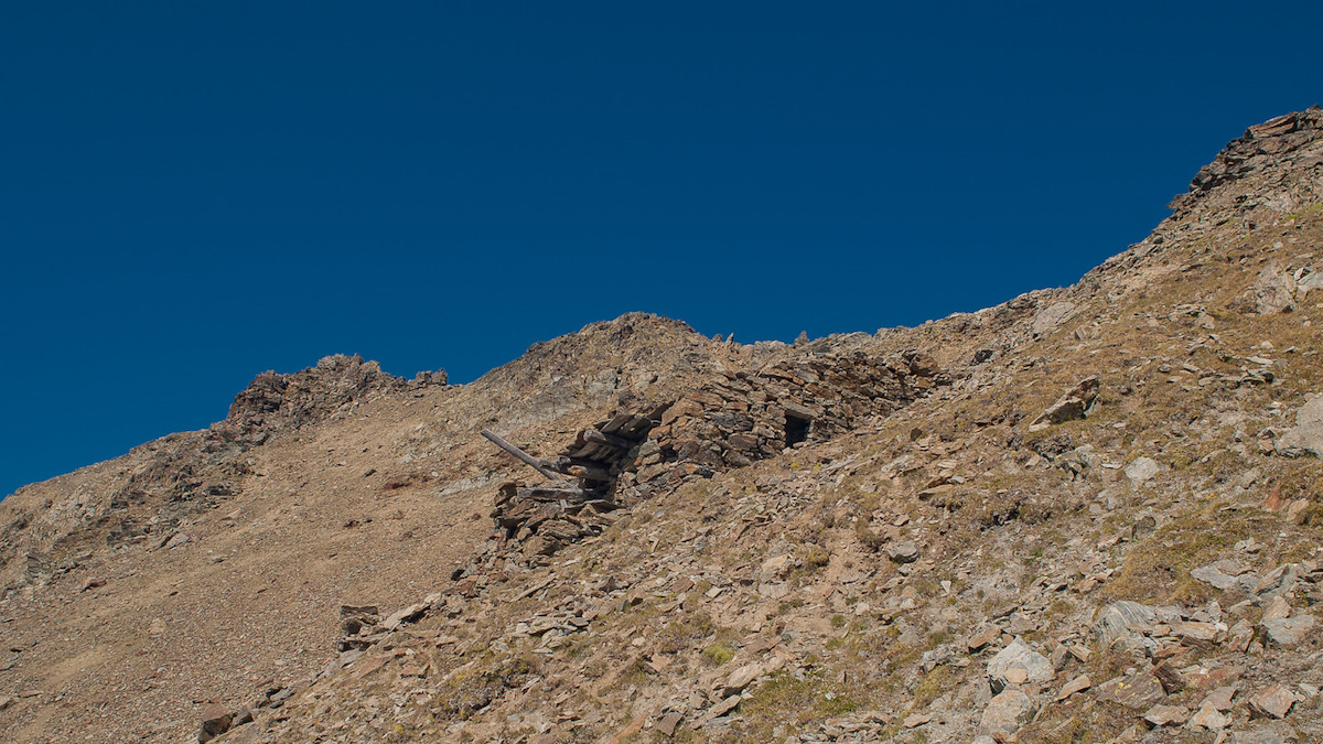 Sito del bivacco Alessandro Pansa sul Mont Fallère - foto Roberto Vallet
