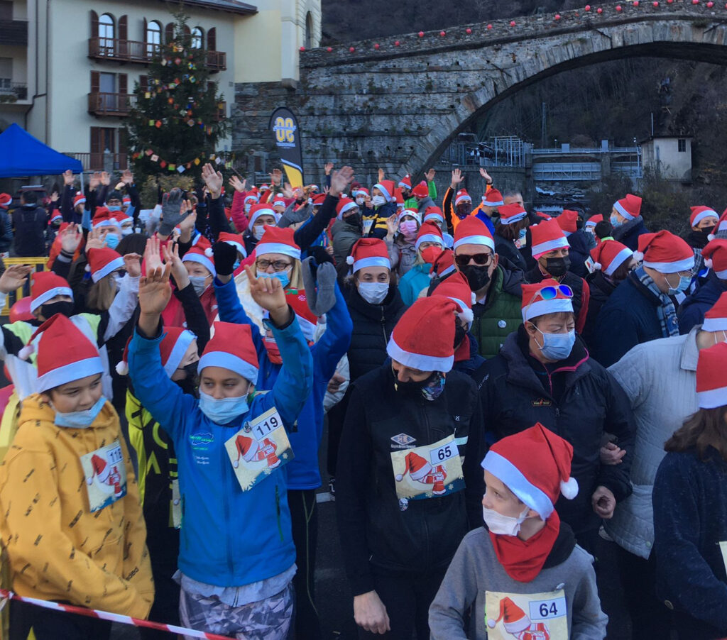 Pont-Saint-Martin, 160 partecipanti alla corsa di Babbo Natale