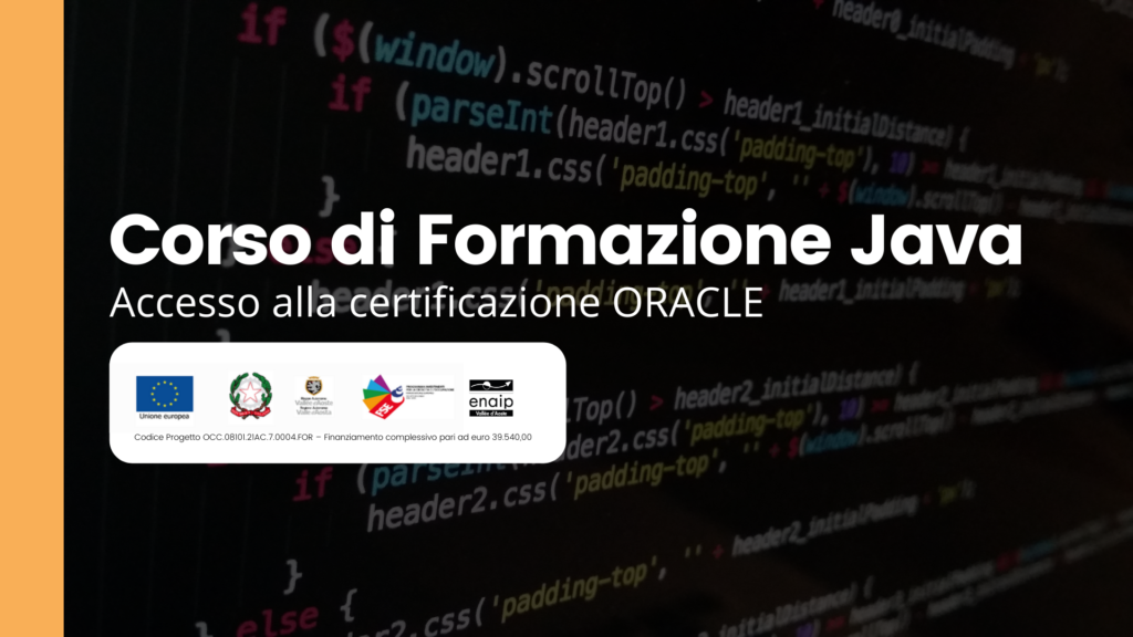 Corso di Formazione Java