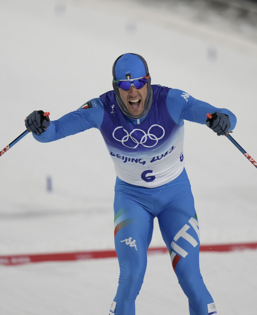 Federico Pellegrino argento sprint Olimpiadi Pechino foto Gio Auletta Pentaphoto